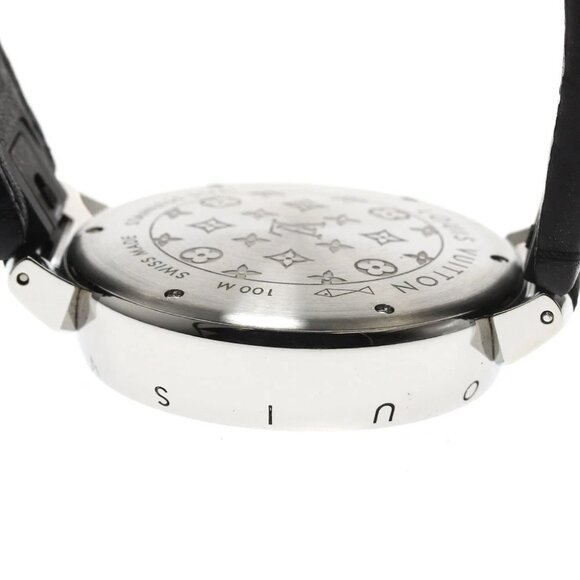 LOUIS VUITTON Tambour QA072Z Monogram Brown Dial Quartz Men's Watch_888586 - Picture 4 of 7